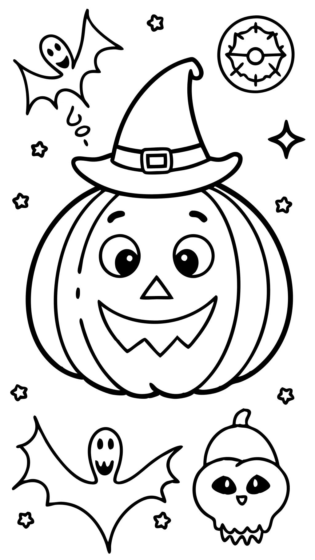 free halloween coloring pages printable pdf